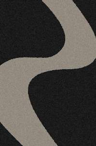 Прямоугольный ковер PLATINUM T616 BLACK-GRAY ― МОС ПАЛАС